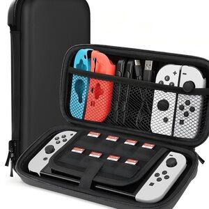 Nintendo Switch Console Case - Black with Red and Blue Accents